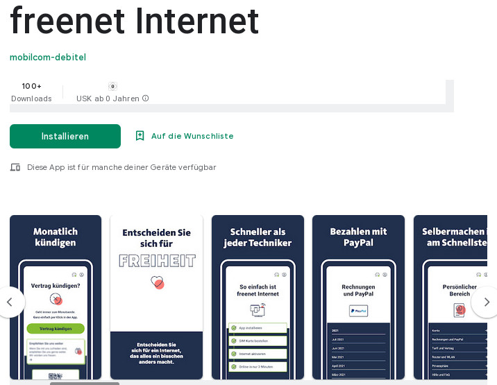 freenet Internet 1000 GB: App-gesteuertes Internetangebot für mtl. 29,99 Euro bei mtl. Laufzeit