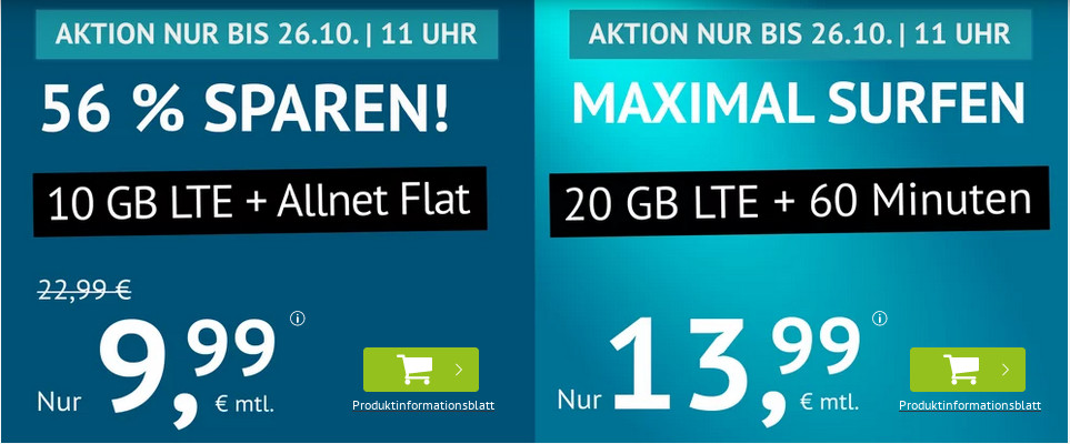 Tariftipp 3 GB Tarife: Handyvertrag 3 GB LTE All-In-Flat fr 4,99 Euro mit mtl. Laufzeit